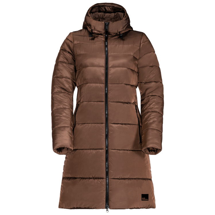 Women's Eisbach Coat Collection Brand Jack Wolfskin Hazelnut Brown