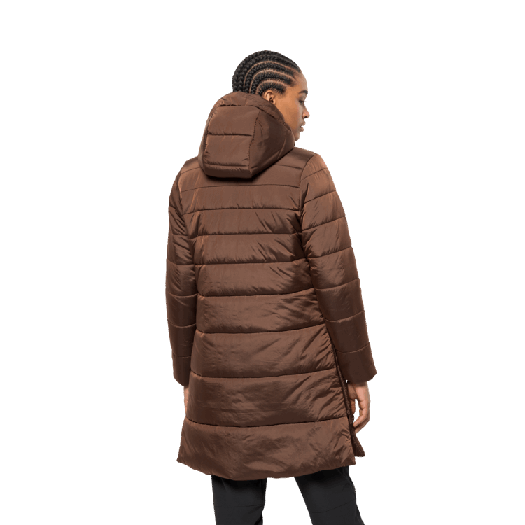 Women's Eisbach Coat Collection Brand Jack Wolfskin Hazelnut Brown