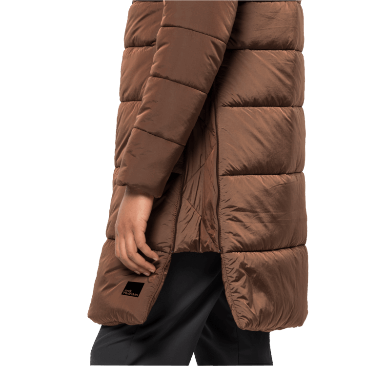 Women's Eisbach Coat Collection Brand Jack Wolfskin Hazelnut Brown
