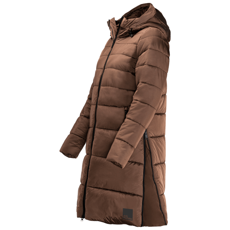 Women's Eisbach Coat Collection Brand Jack Wolfskin Hazelnut Brown