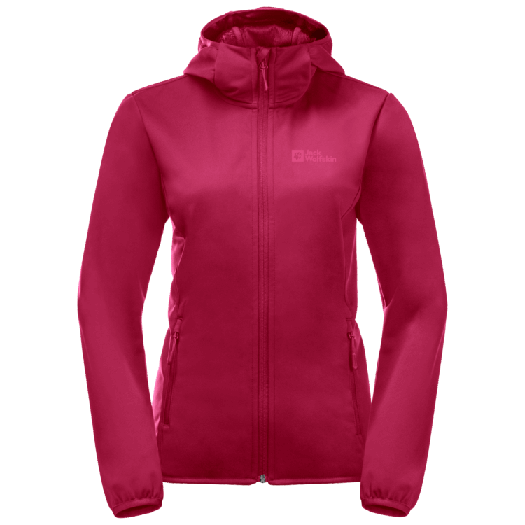 Women's Windhain Hoody Collections Cranberry Brand Jack Wolfskin