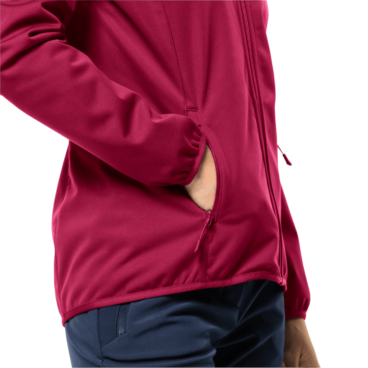 Women's Windhain Hoody Collections Cranberry Brand Jack Wolfskin