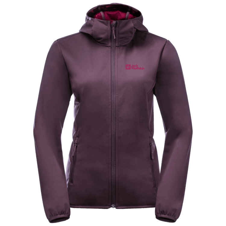 Brand Jack Wolfskin Women's Windhain Hoody Grapevine