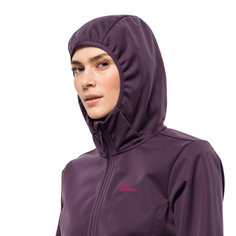Brand Jack Wolfskin Women's Windhain Hoody Grapevine