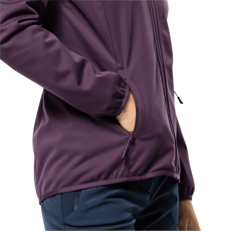 Brand Jack Wolfskin Women's Windhain Hoody Grapevine