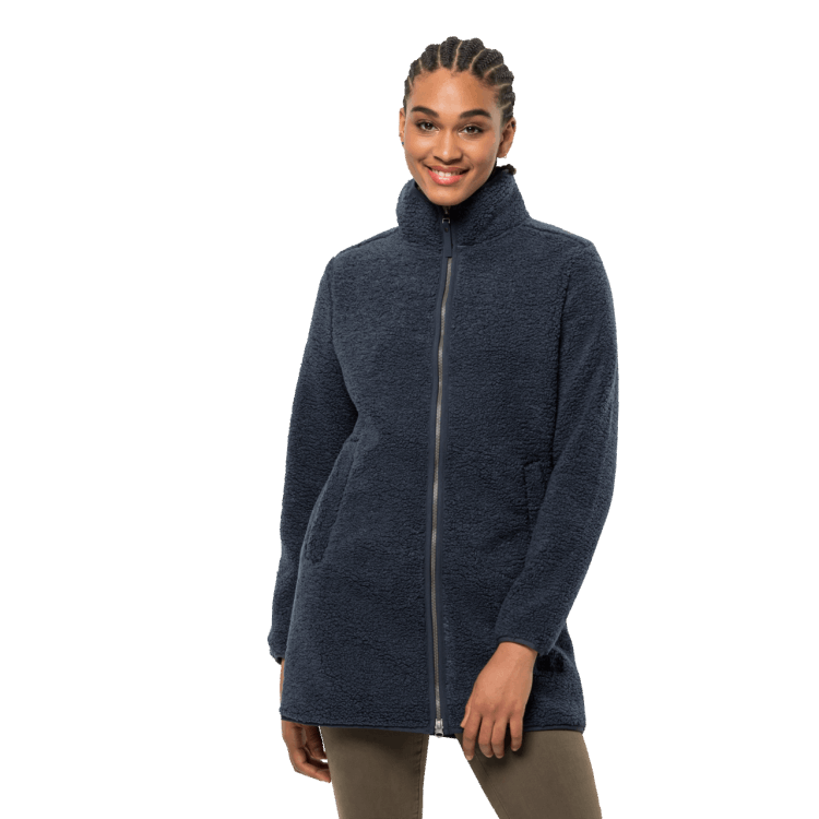 Origins Women's High Cloud Coat Brand Jack Wolfskin Night Blue