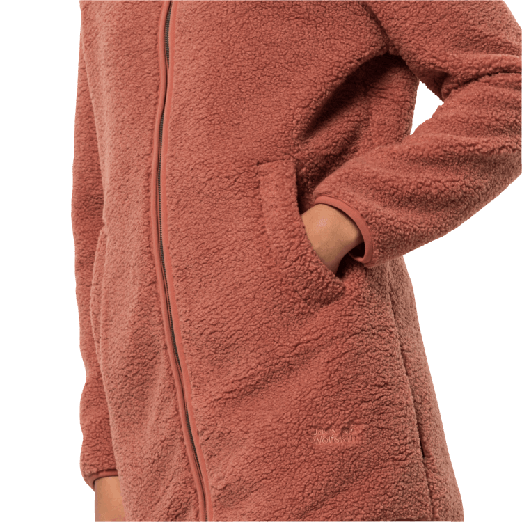 Brands Brand Jack Wolfskin Autumn Red Women's High Cloud Coat
