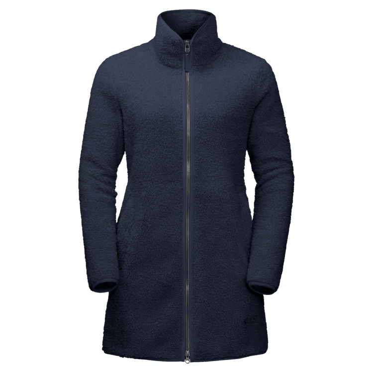 Original Brand Jack Wolfskin Women's High Cloud Coat Midnight Blue