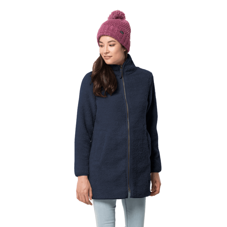 Original Brand Jack Wolfskin Women's High Cloud Coat Midnight Blue