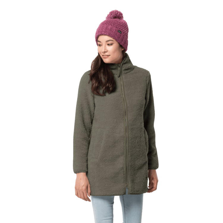 Hot Grape Leaf Brand Jack Wolfskin Women's High Cloud Coat