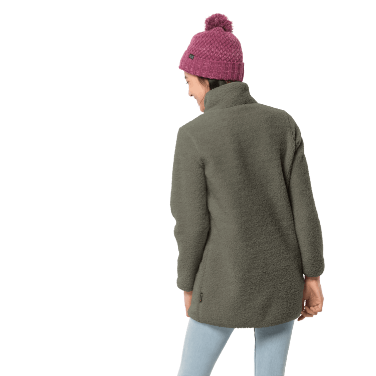 Hot Grape Leaf Brand Jack Wolfskin Women's High Cloud Coat