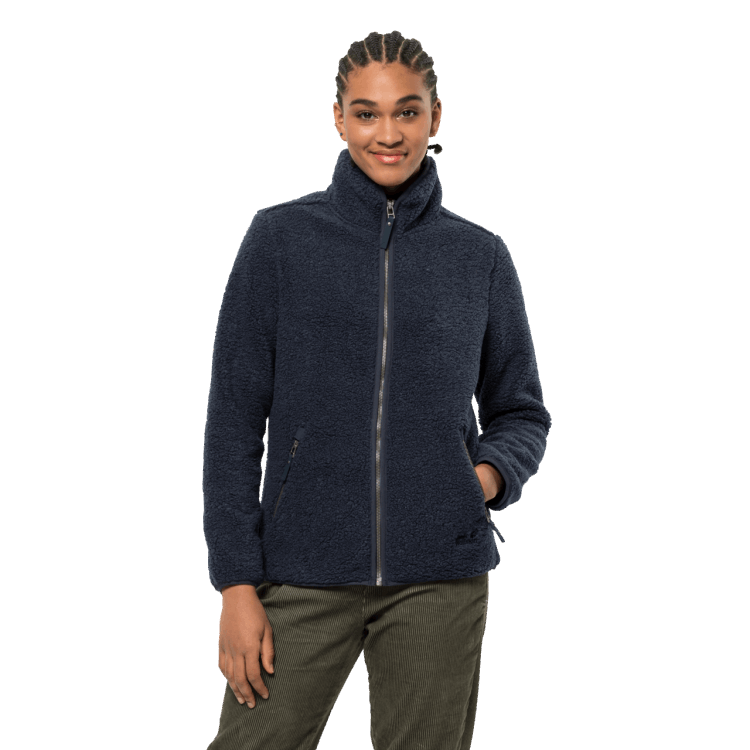 Women's High Cloud Jacket Brand Jack Wolfskin Night Blue New
