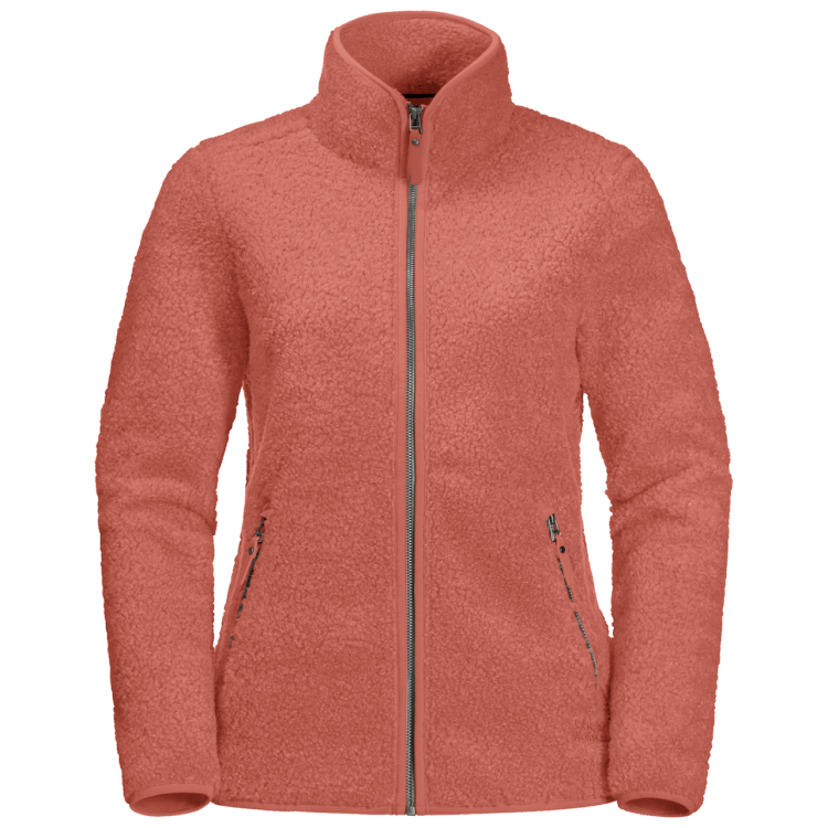 Women's High Cloud Jacket Brand Jack Wolfskin Fashion Autumn Red