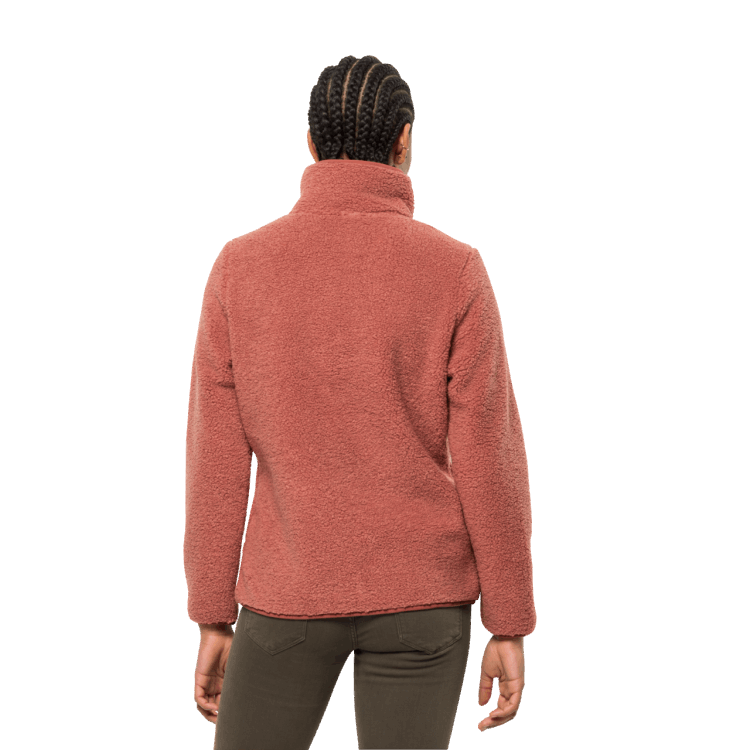 Women's High Cloud Jacket Brand Jack Wolfskin Fashion Autumn Red