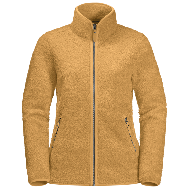 Women's High Cloud Jacket Amber Gold Brand Jack Wolfskin Collection