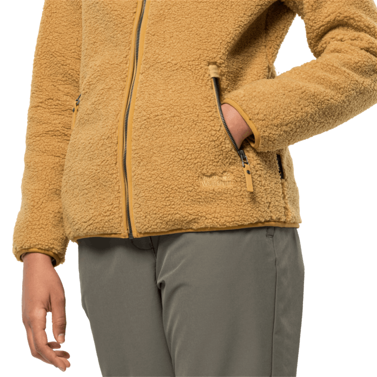 Women's High Cloud Jacket Amber Gold Brand Jack Wolfskin Collection