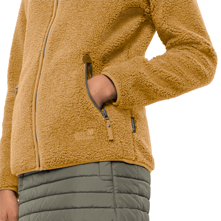 Women's High Cloud Jacket Amber Gold Brand Jack Wolfskin Collection