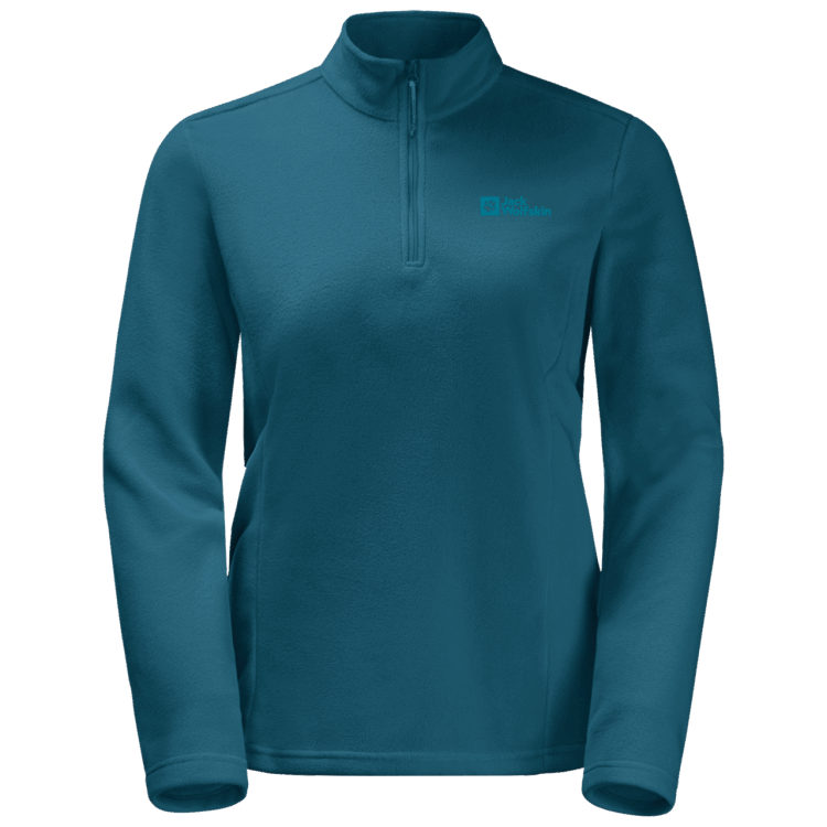 Brand Jack Wolfskin Women's Taunus Half-Zip Blue Coral Best