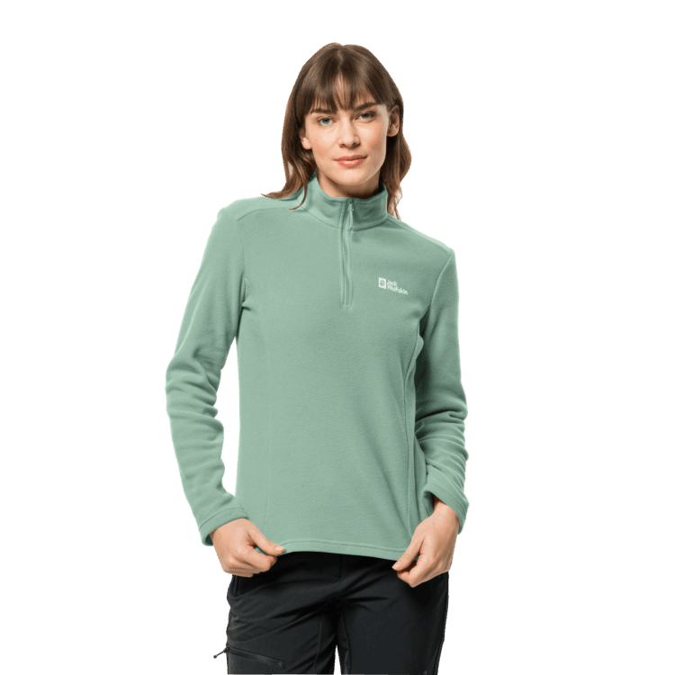 Granite Green Brand Jack Wolfskin Fashion Women's Taunus Half-Zip