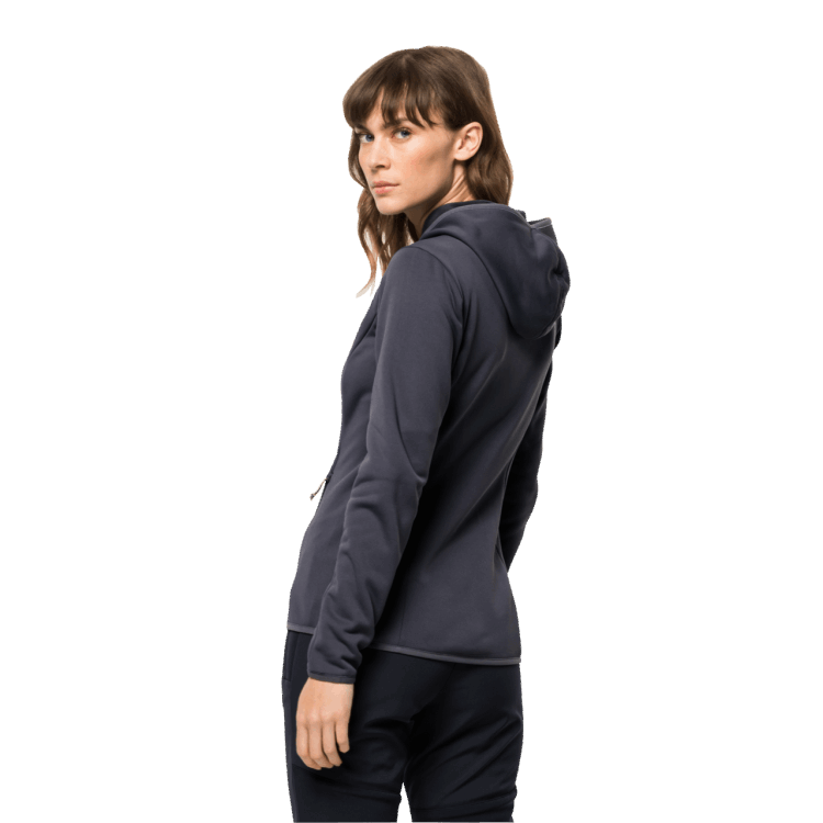 Women's Baiselberg Hooded Full-Zip Brand Jack Wolfskin Collections Graphite