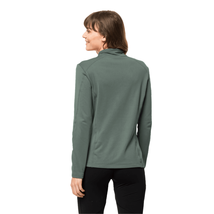 Women's Kolbenberg Half-Zip Hedge Green Brand Jack Wolfskin Origin