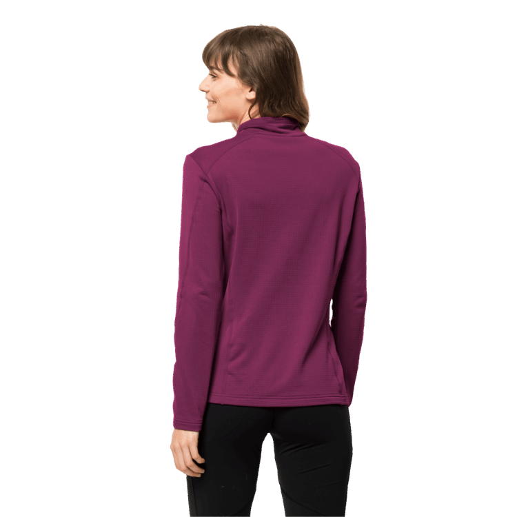 Women's Kolbenberg Half-Zip Brands Wild Berry Brand Jack Wolfskin