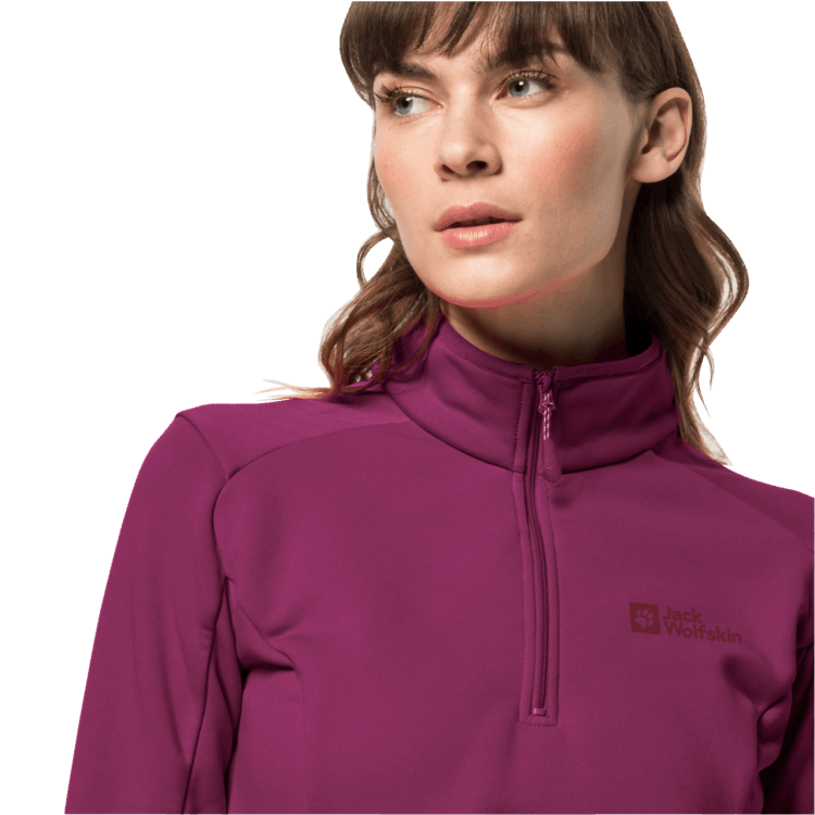 Brand Jack Wolfskin Wild Berry Original Women's Baiselberg Half-Zip