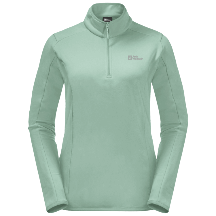 Brand Jack Wolfskin Granite Green Women's Baiselberg Half-Zip Hot