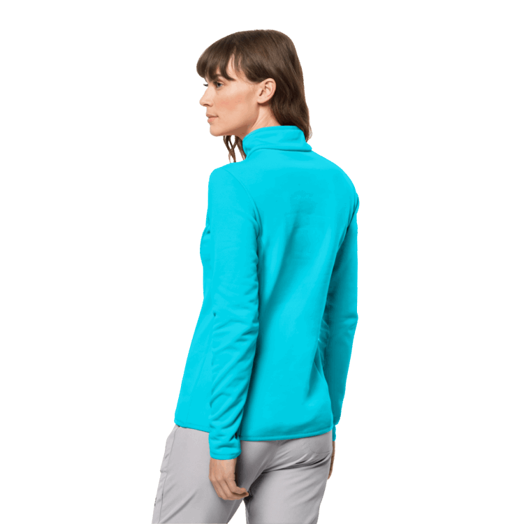 Brand Jack Wolfskin Best Women's Baiselberg Half-Zip Blue Curacao