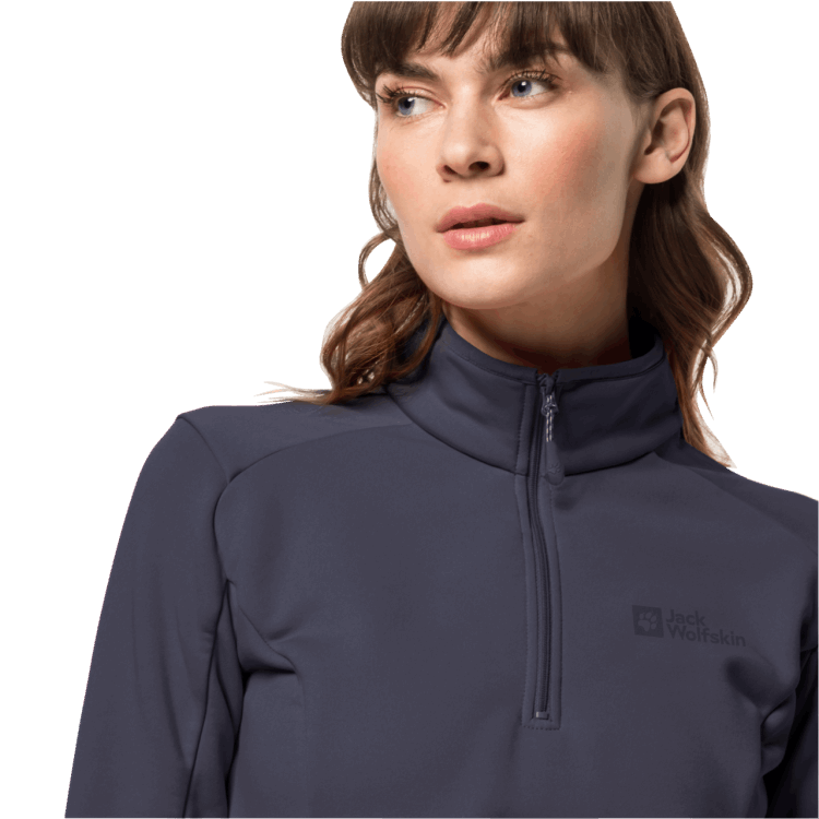 Brand Jack Wolfskin New Graphite Women's Baiselberg Half-Zip