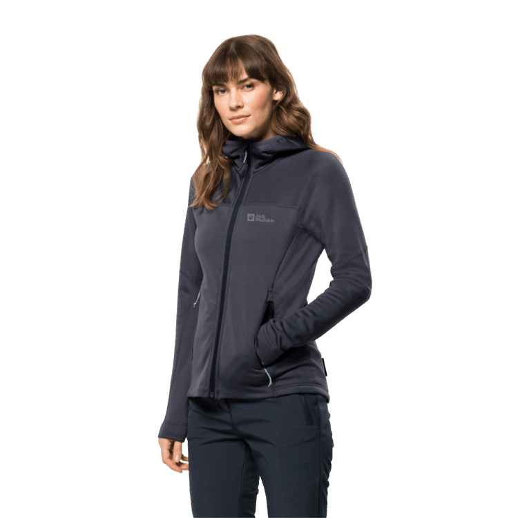 Graphite Brand Women's Hirschberg Hooded Full-Zip Brand Jack Wolfskin