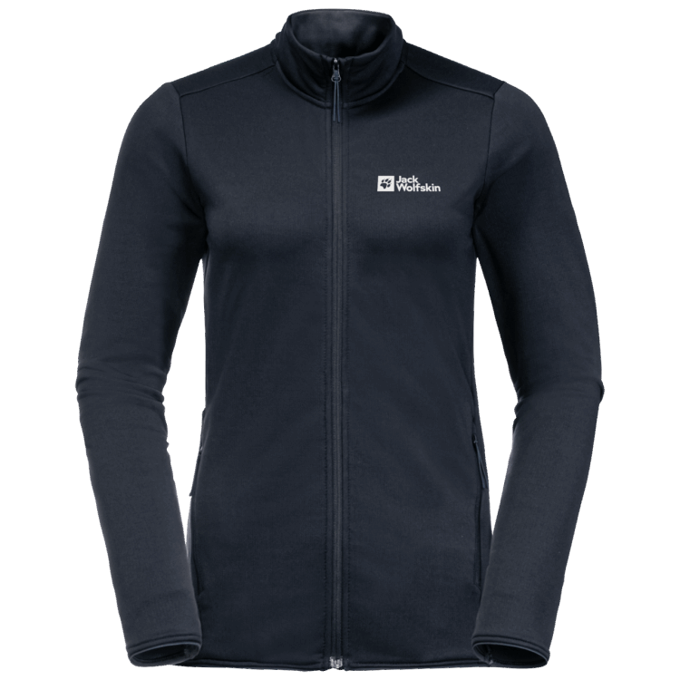 Night Blue Women's Pack & Go Full-Zip Brand Jack Wolfskin