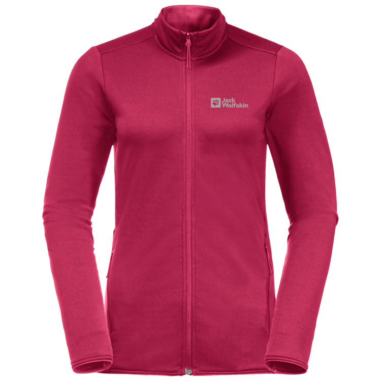 Cranberry Women's Pack & Go Full-Zip Original Brand Jack Wolfskin