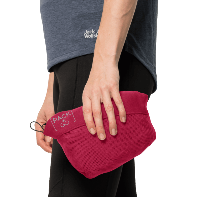 Cranberry Women's Pack & Go Full-Zip Original Brand Jack Wolfskin