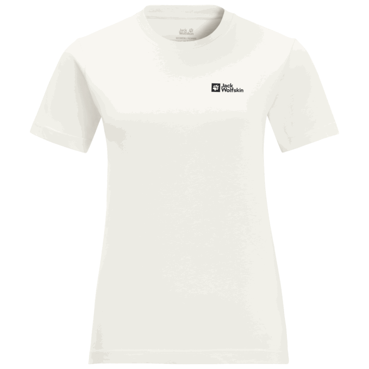 Women's Essential T Hot White Brand Jack Wolfskin