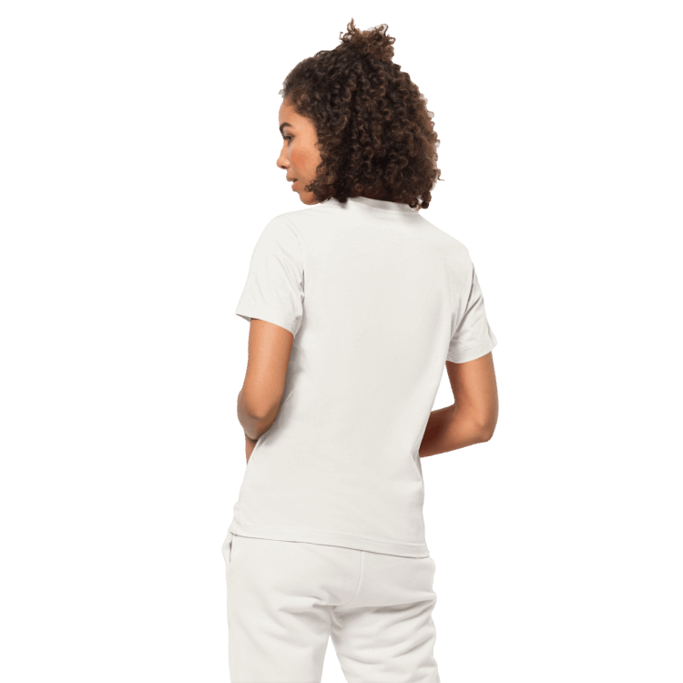 Women's Essential T Hot White Brand Jack Wolfskin