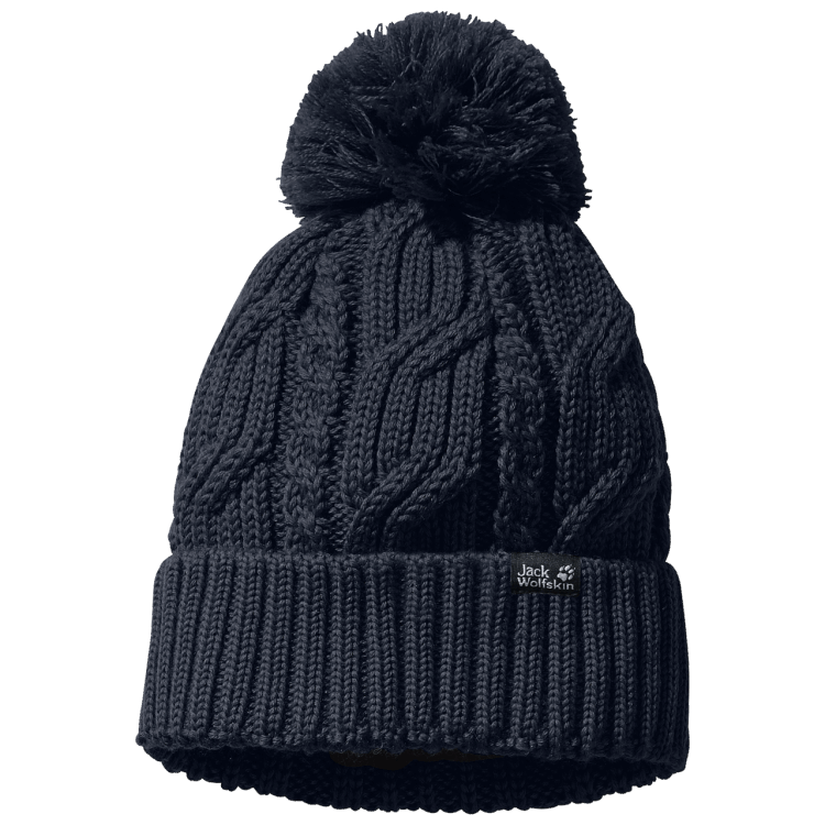 Brand Jack Wolfskin Collection Night Blue Stormlock Pompom Beanie