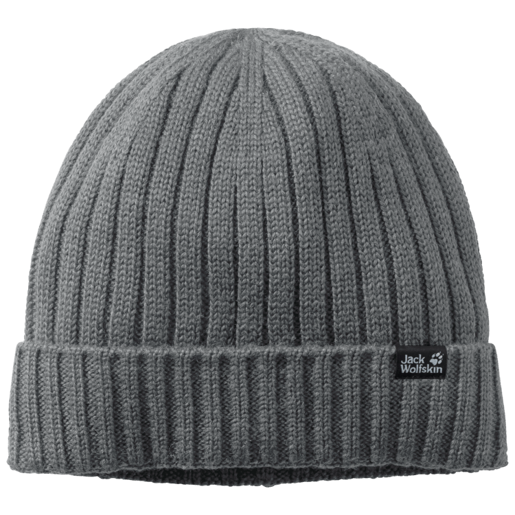 Grey Heather Brand Jack Wolfskin Stormlock Rip Knit Cap Brand