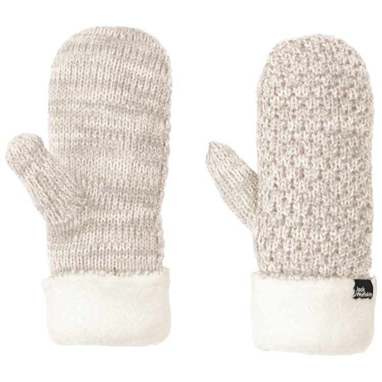Winter Pearl Highloft Knit Mitten Women Brand Jack Wolfskin Hot