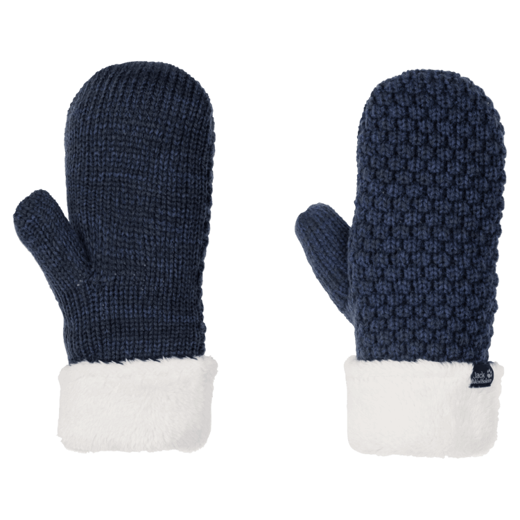 Collection Brand Jack Wolfskin Midnight Blue Women's Highloft Knit Mitten