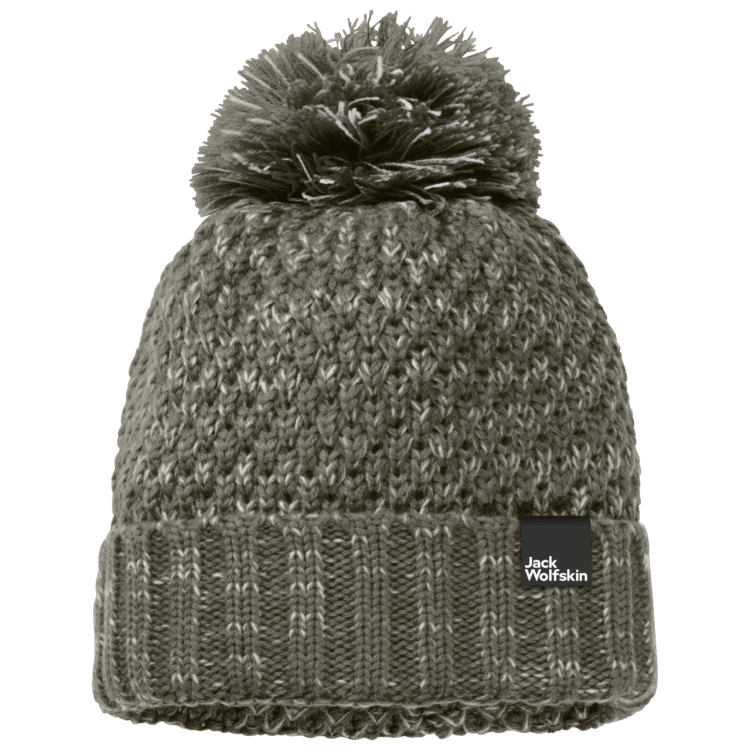 Highloft Knit Cap Women Brand Jack Wolfskin Dusty Olive Brand