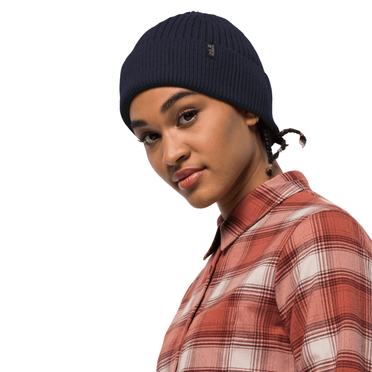 Cosy Cap Knit Beanie Brand Jack Wolfskin Night Blue