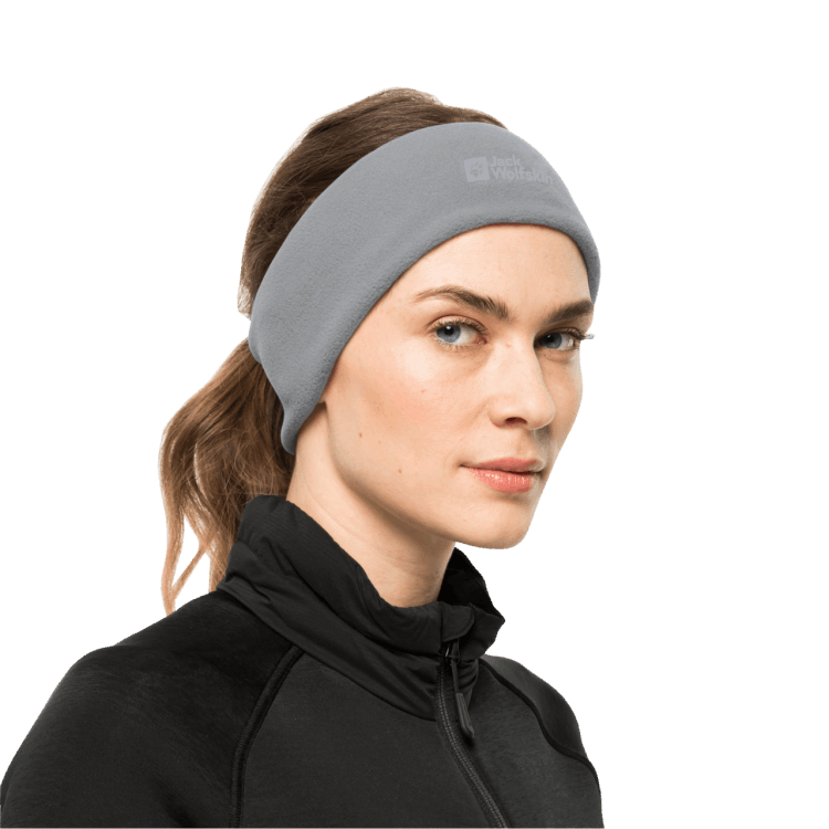 Origins Brand Jack Wolfskin Real Stuff Headband Slate Grey
