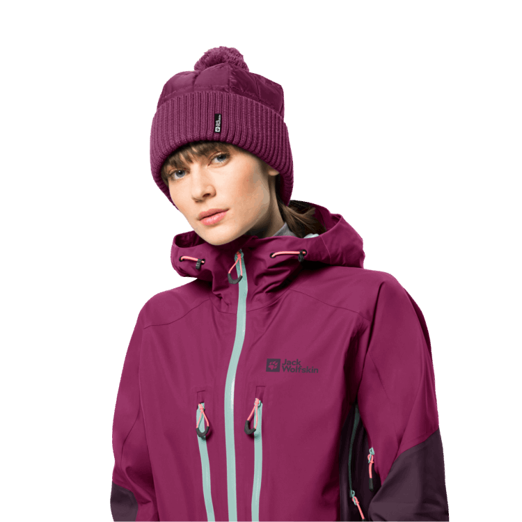 Women's Alpspitze Beanie Brand Jack Wolfskin Wild Berry Original