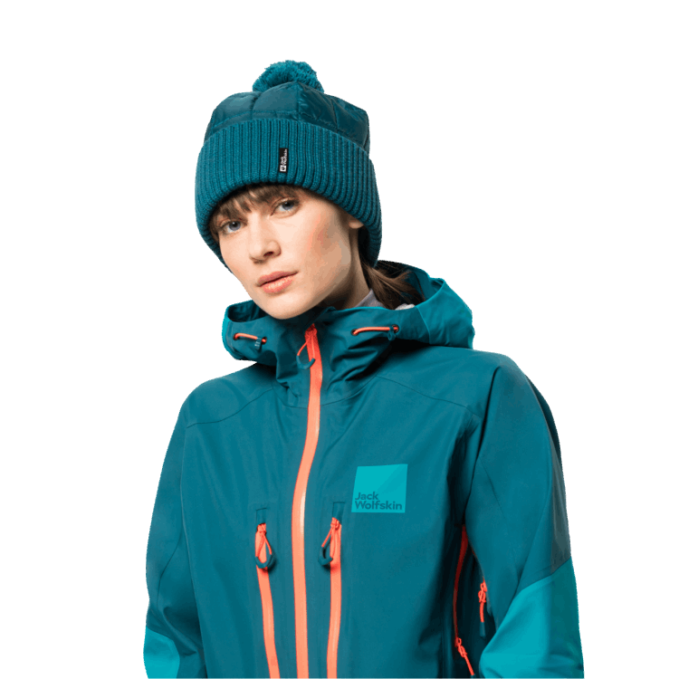 Women's Alpspitze Beanie Brand Jack Wolfskin Hot Blue Coral