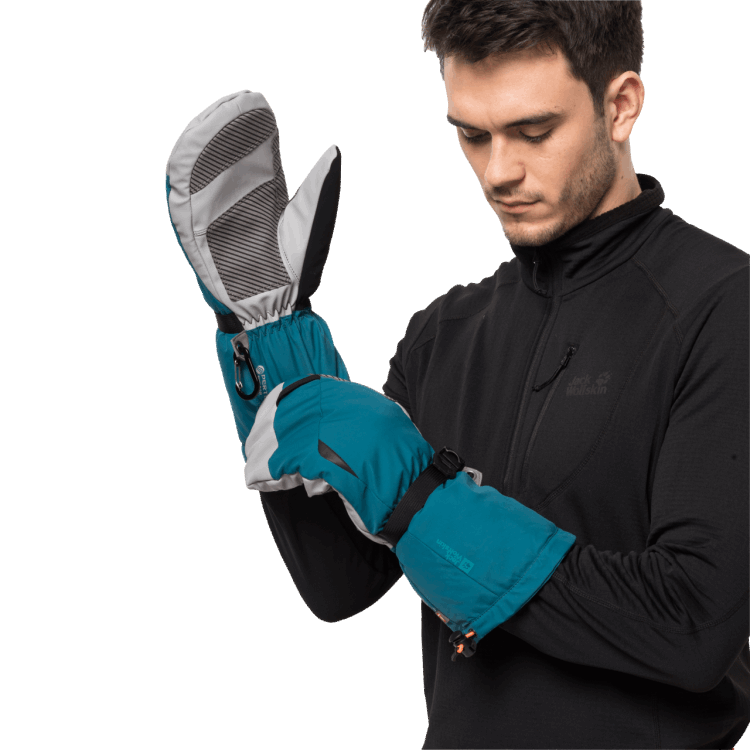 Alpspitze 3In1 Glove Fashion Brand Jack Wolfskin Blue Coral