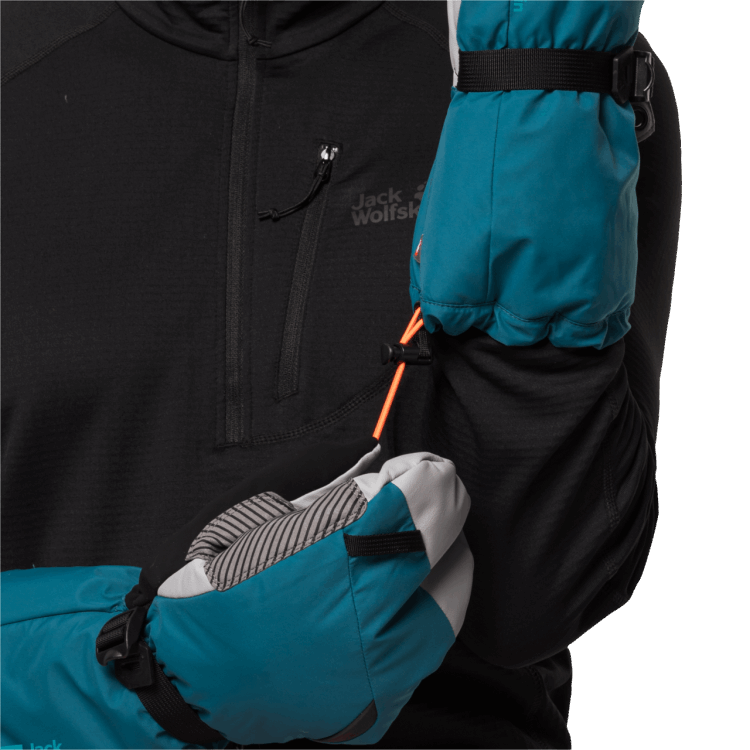 Alpspitze 3In1 Glove Fashion Brand Jack Wolfskin Blue Coral
