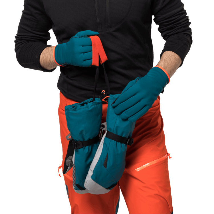Alpspitze 3In1 Glove Fashion Brand Jack Wolfskin Blue Coral