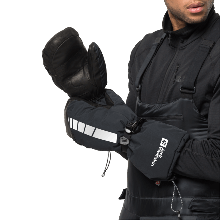 Brand Jack Wolfskin Black Collections 1995 Series Mitten