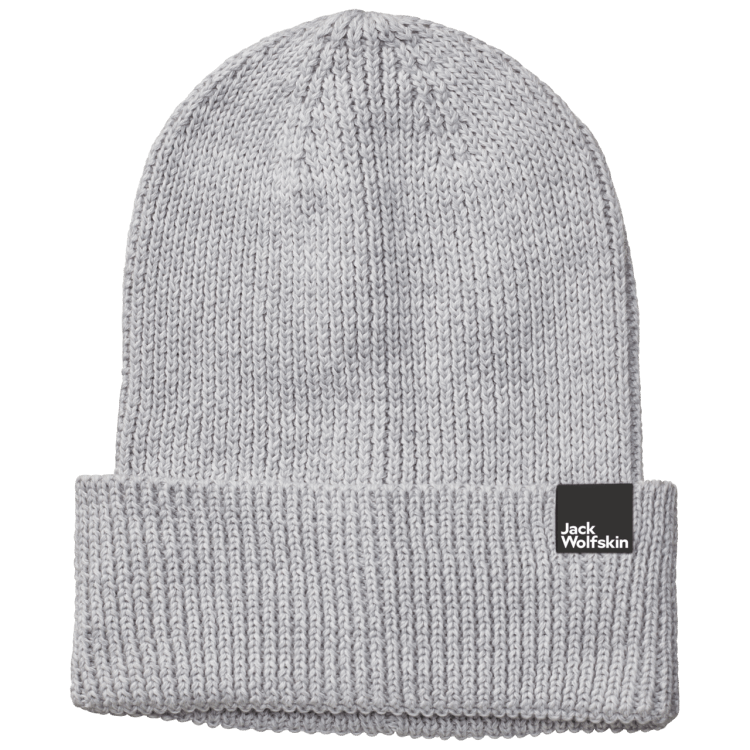 Grey Heather Brand Jack Wolfskin Essential Beanie Best